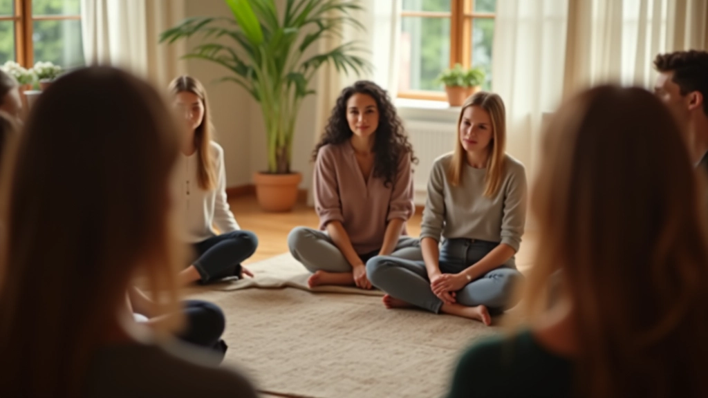 Workshop-Raum mit Teilnehmern, die an Vergebungsübungen arbeiten